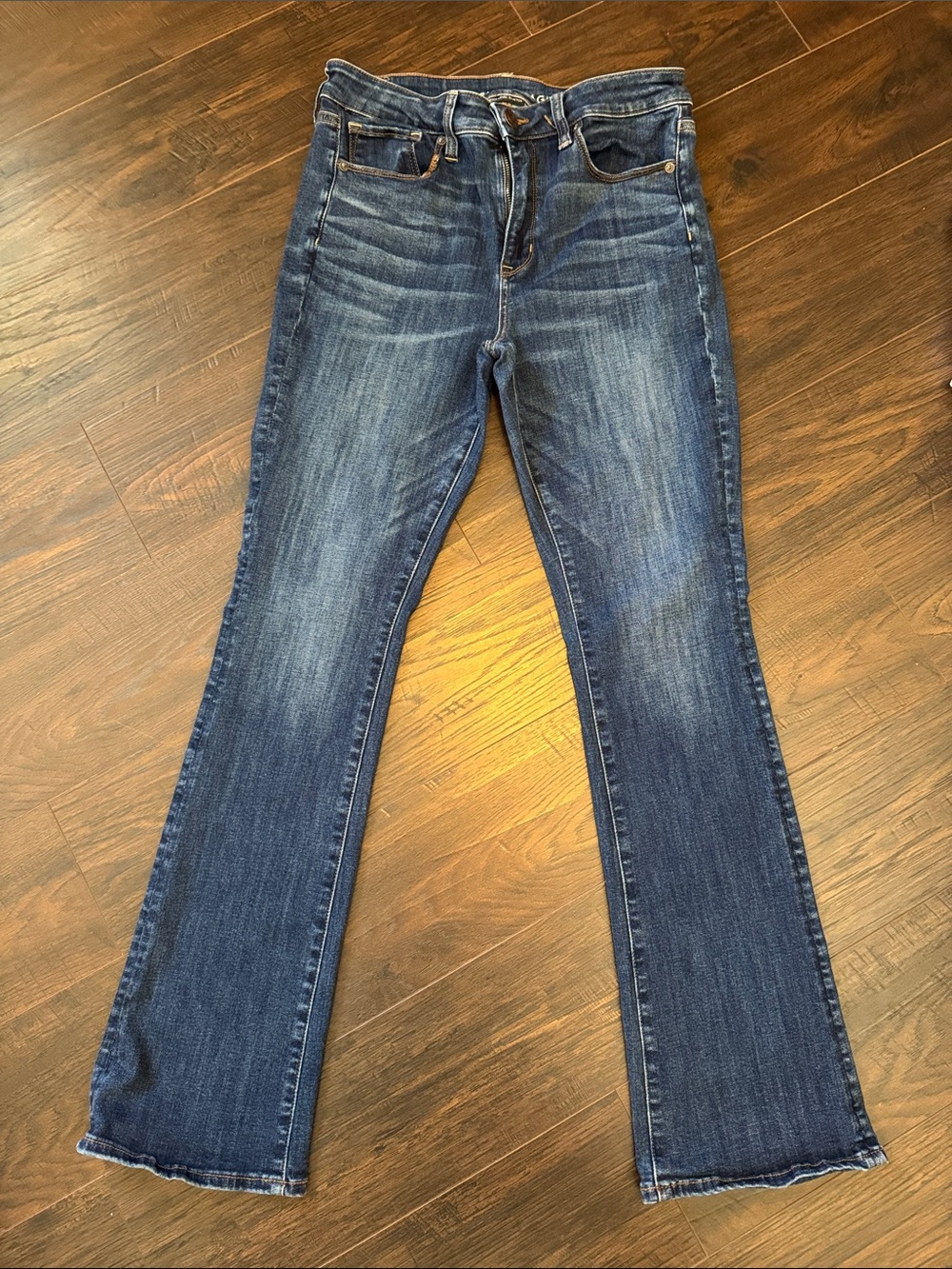American Eagle Outfitters Dark Blue Flare Jeans